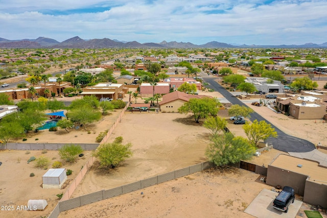 2724 W Fernwood Dr, Phoenix, AZ 85086 - drone / aerial view featuring a mountain view and a residential view