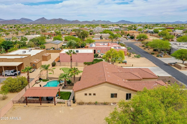 2724 W Fernwood Dr, Phoenix, AZ 85086 - aerial view featuring a mountain view and a residential view