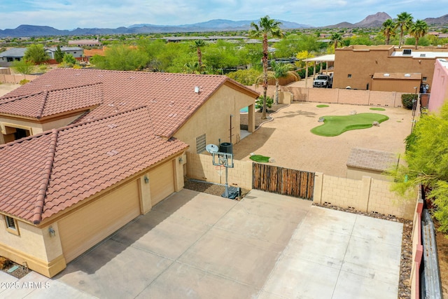 2724 W Fernwood Dr, Phoenix, AZ 85086 - birds eye view of property with a mountain view