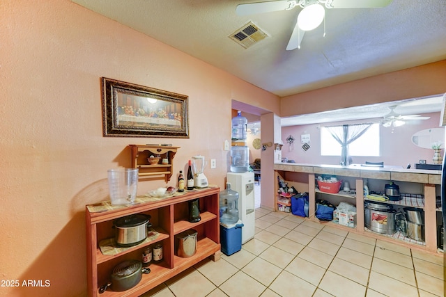 6541 N 54th Ave, Glendale, AZ 85301 - office area with a ceiling fan and tile patterned floors
