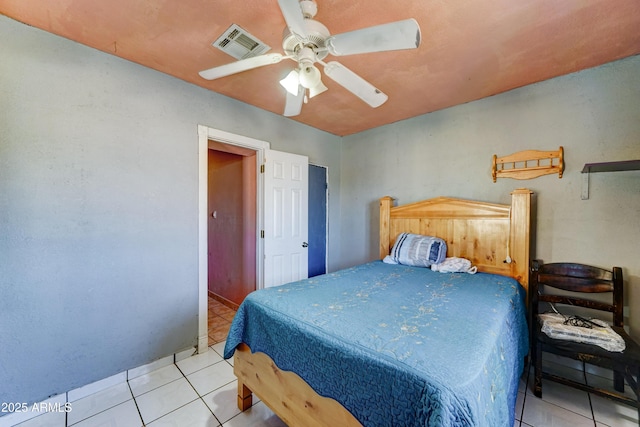 6541 N 54th Ave, Glendale, AZ 85301 - bedroom featuring tile patterned floors and ceiling fan