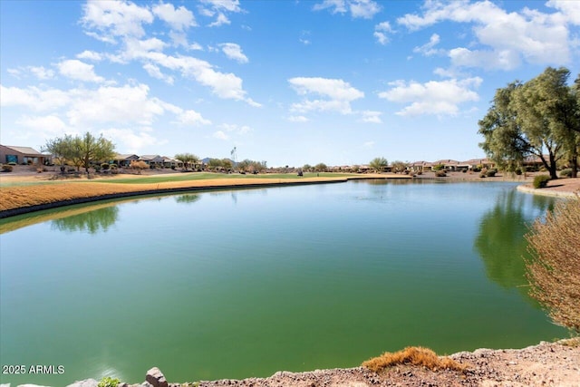 view of water feature