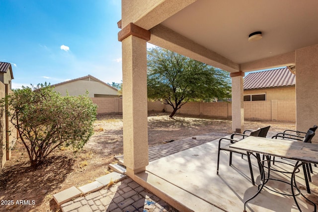 view of patio