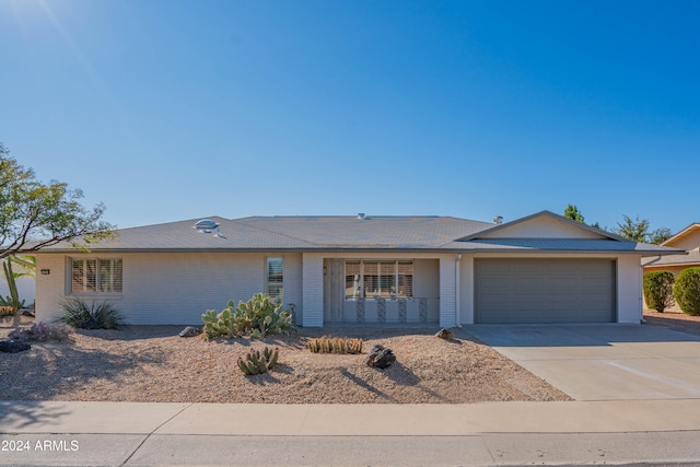 ranch-style house with a garage