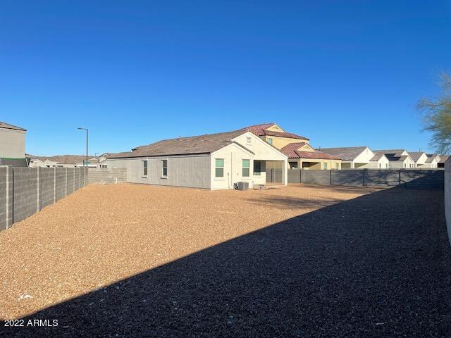 view of back of property