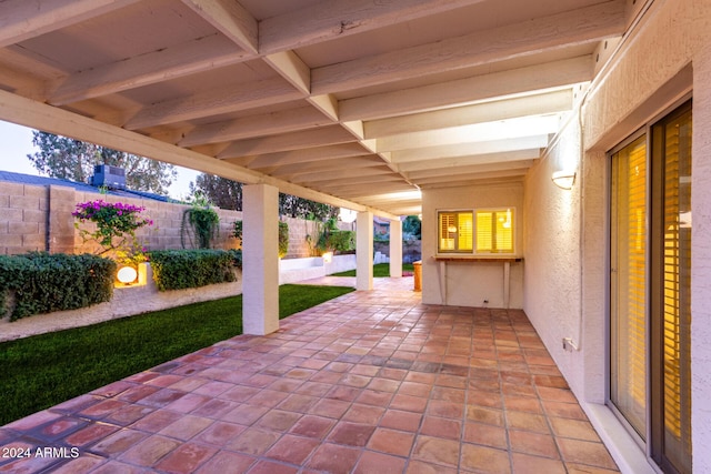 view of patio