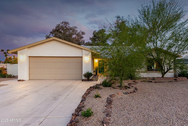 5253 E Waltann Ln, Scottsdale, AZ 85254 - view of front of home featuring driveway and stucco siding