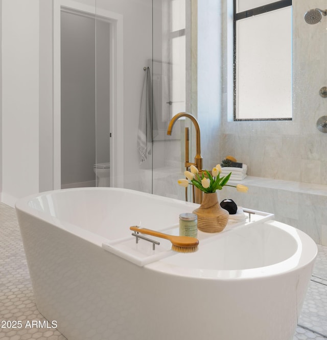 10220 N 66th St, Paradise Valley, AZ 85253 - bathroom with toilet and a soaking tub