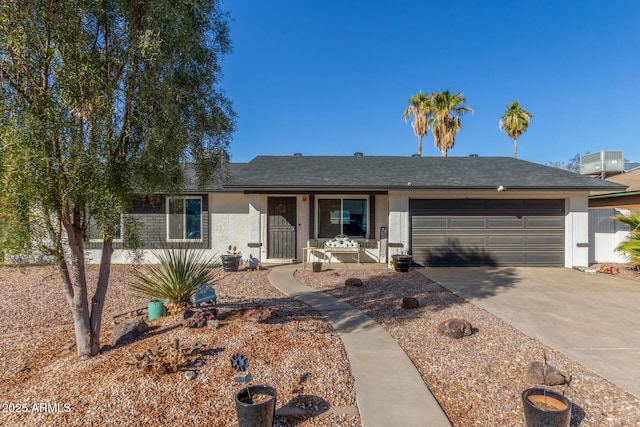 ranch-style house with a garage