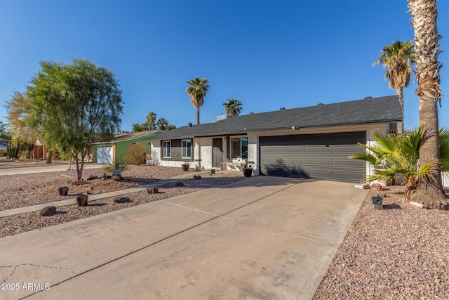 ranch-style house with a garage