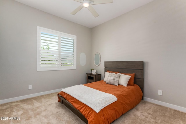 1557 E Flower St, Gilbert, AZ 85298 - carpeted bedroom featuring a ceiling fan and baseboards