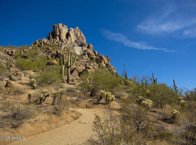 view of mountain feature