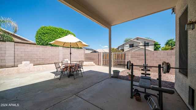 view of patio