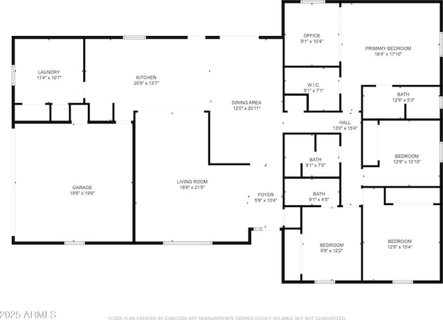 2712 N 20th Dr, Phoenix, AZ 85009 - view of home floor plan