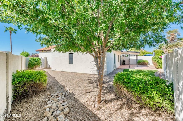 rear view of house with a patio area