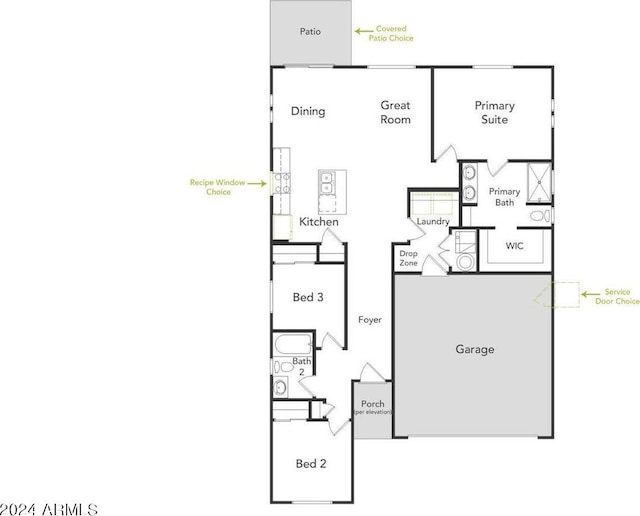 18052 W Sand Hills Rd, Surprise, AZ 85387 - view of layout