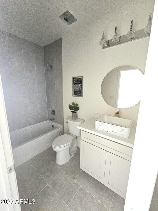38167 W San Juan Ave, Tonopah, AZ 85354 - full bath featuring toilet, vanity, and shower / washtub combination