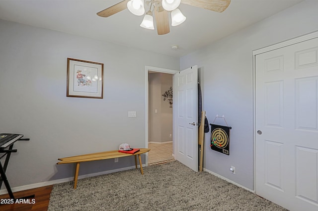 5049 E Duane Ln, Cave Creek, AZ 85331 - bedroom featuring a ceiling fan and baseboards