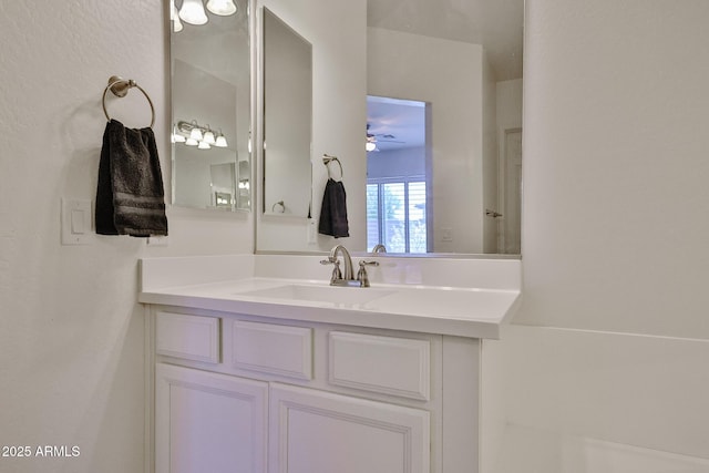 17082 S 182nd Ave, Goodyear, AZ 85338 - bathroom with vanity and a ceiling fan