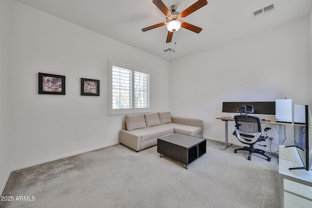 17082 S 182nd Ave, Goodyear, AZ 85338 - carpeted office space with ceiling fan and baseboards
