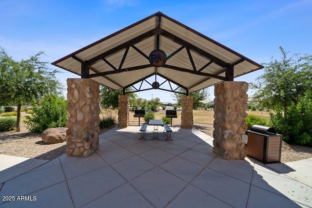 14659 W Sand Hills Rd, Surprise, AZ 85387 - view of patio / terrace with a gazebo