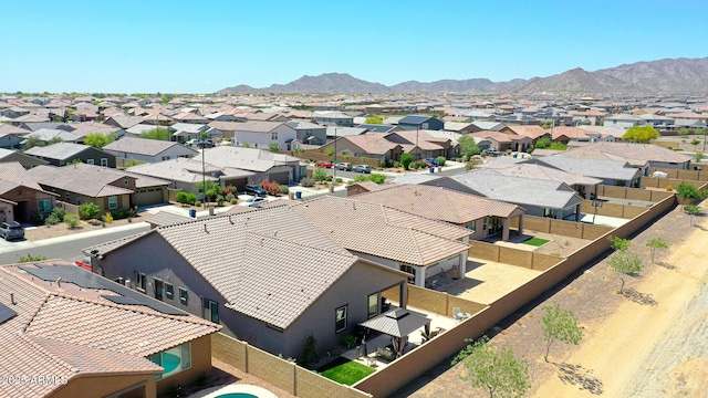 19560 W Valle Vista Way, Litchfield Park, AZ 85340 - drone / aerial view with a mountain view and a residential view