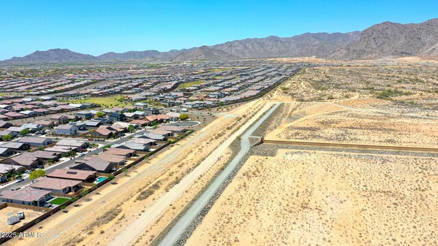 19560 W Valle Vista Way, Litchfield Park, AZ 85340 - aerial view with a mountain view and a residential view