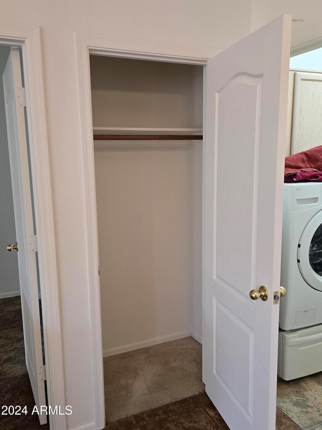 closet with washer / dryer