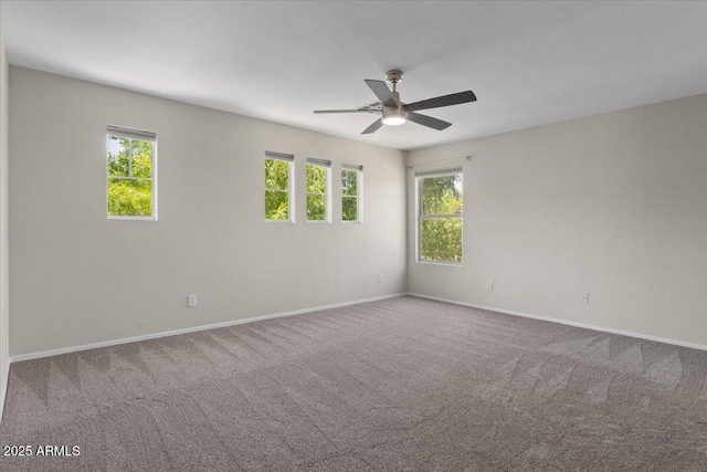 3784 E Washington Ct, Gilbert, AZ 85234 - carpeted empty room with ceiling fan, healthy amount of natural light, and baseboards