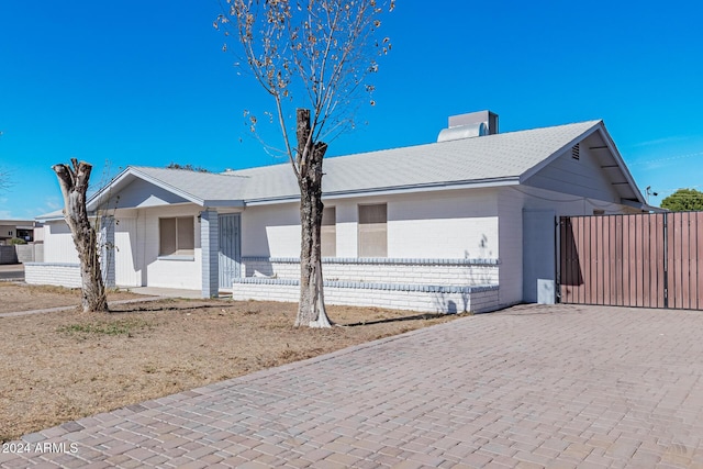 view of ranch-style house