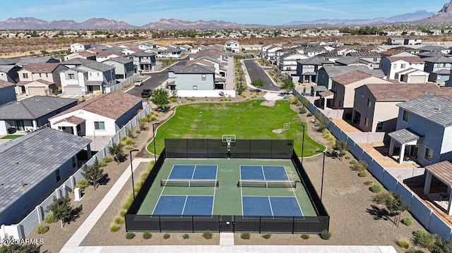 2586 E Music Mountain Ave, Apache Junction, AZ 85119 - aerial view of residential area featuring mountains