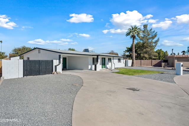 view of ranch-style house