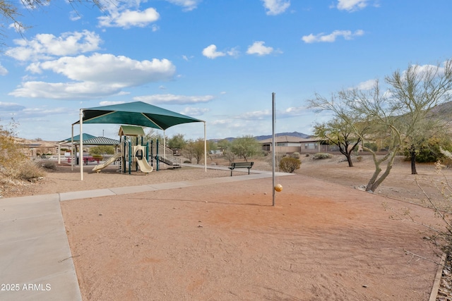 surrounding community with a playground