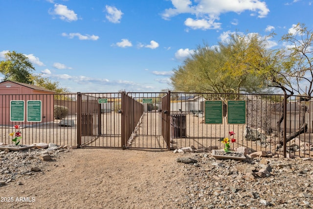 view of gate