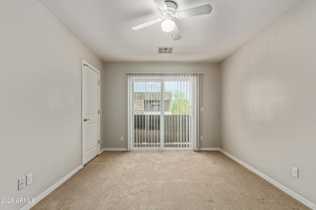 2000 N 36th St Unit 20, Phoenix, AZ 85008 - carpeted empty room featuring ceiling fan and baseboards