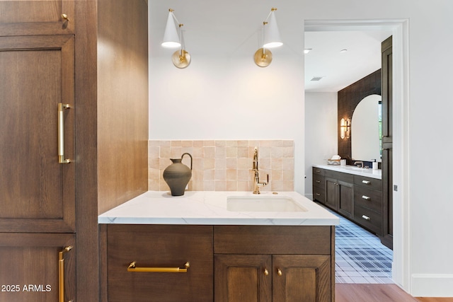 full bath featuring vanity