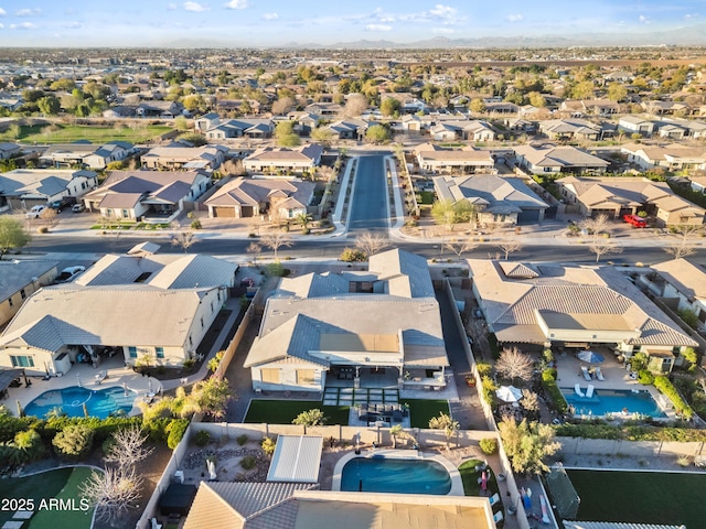 drone / aerial view featuring a residential view