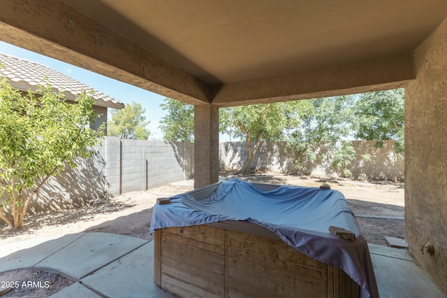 view of patio