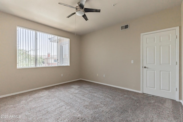 5401 E Van Buren St Unit 3048, Phoenix, AZ 85008 - carpeted spare room featuring ceiling fan and baseboards