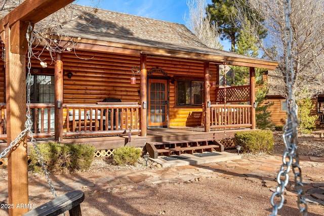 view of front facade with covered porch