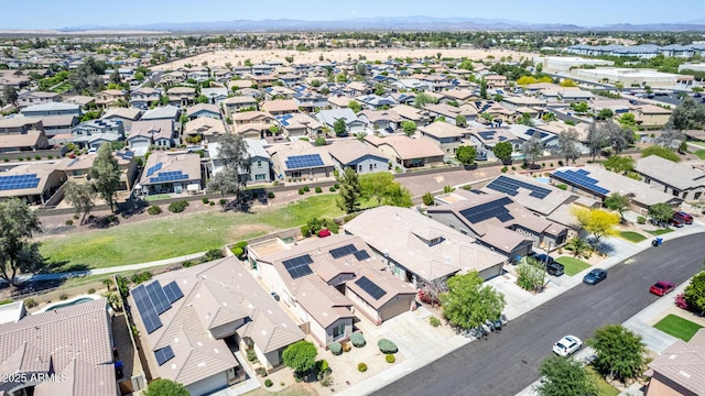 18072 W Paradise Ln, Surprise, AZ 85388 - birds eye view of property featuring a mountain view and a residential view