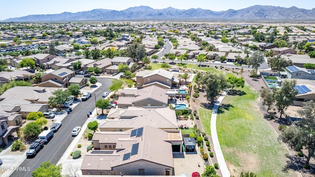 18072 W Paradise Ln, Surprise, AZ 85388 - drone / aerial view featuring a mountain view and a residential view