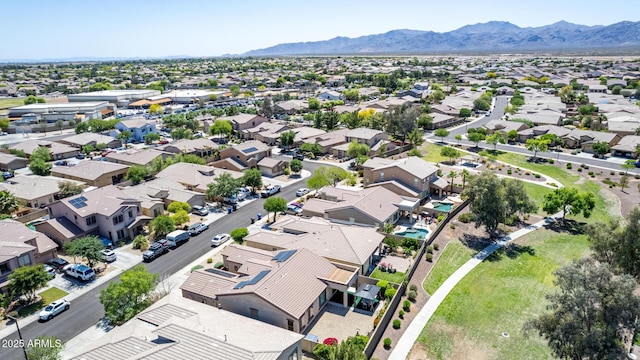 18072 W Paradise Ln, Surprise, AZ 85388 - drone / aerial view featuring a residential view and a mountain view