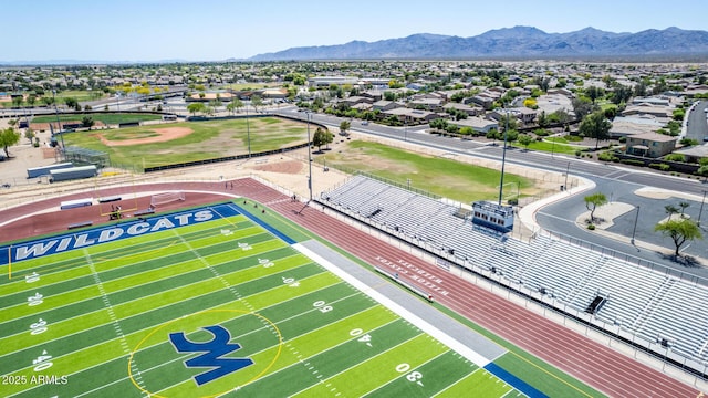 18072 W Paradise Ln, Surprise, AZ 85388 - aerial view featuring a mountain view and a residential view