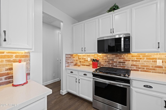 14573 W Reade Ave, Litchfield Park, AZ 85340 - kitchen with stainless steel appliances, light countertops, and white cabinets