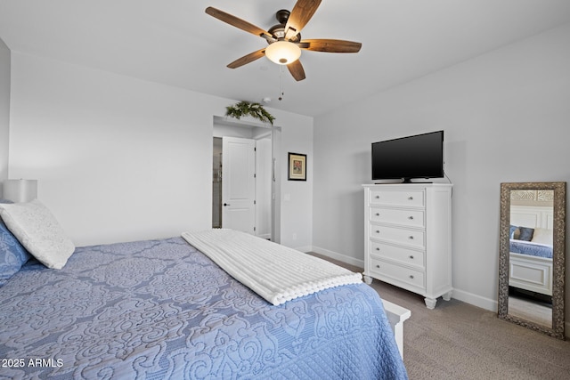 14573 W Reade Ave, Litchfield Park, AZ 85340 - bedroom featuring carpet and a ceiling fan