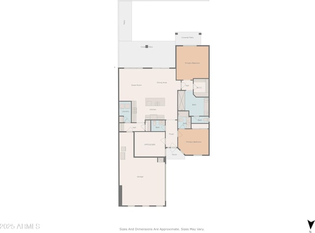 14573 W Reade Ave, Litchfield Park, AZ 85340 - view of floor plan / room layout
