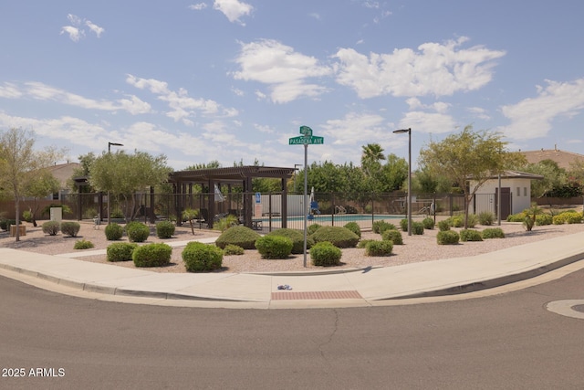14573 W Reade Ave, Litchfield Park, AZ 85340 - view of property's community featuring a pergola and a swimming pool