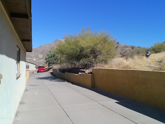 211 W Kiser St, Superior, AZ 85173 - view of patio / terrace featuring a mountain view