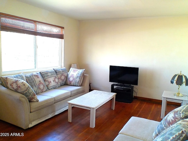 211 W Kiser St, Superior, AZ 85173 - living room featuring dark wood-type flooring
